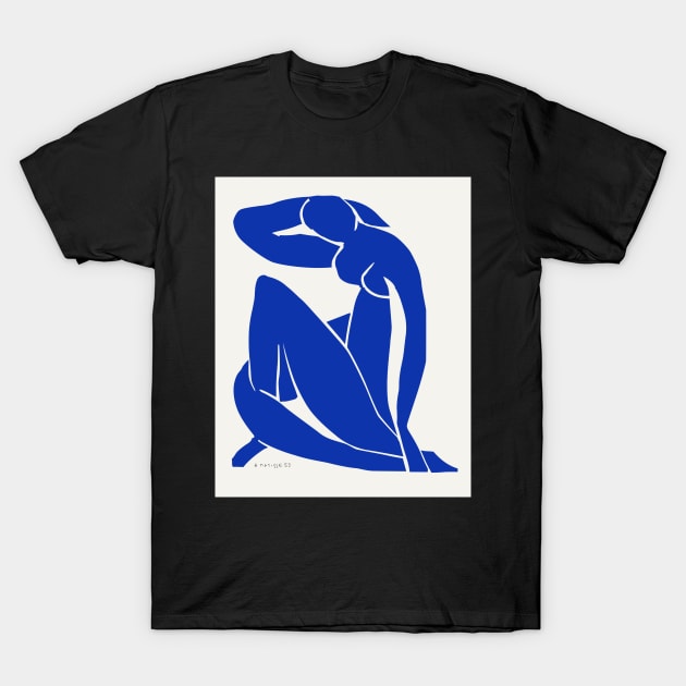 Henri Matisse Nu Bleu (Blue Nude) Reworked Wall Art Prints, Matisse Exhibition Posters, Art Prints, Men, Women, Gift T-Shirt by VanillaArt